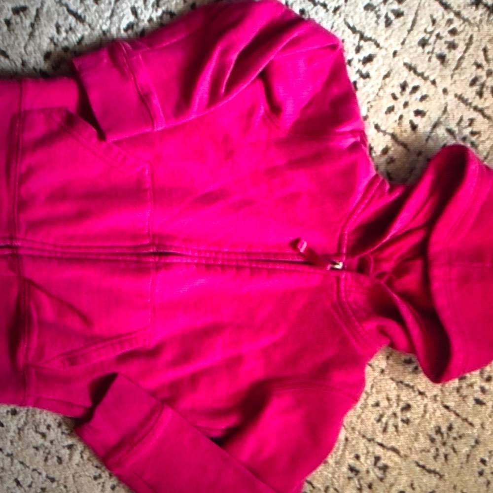 Primary Girls Bright pink Full zip sweater